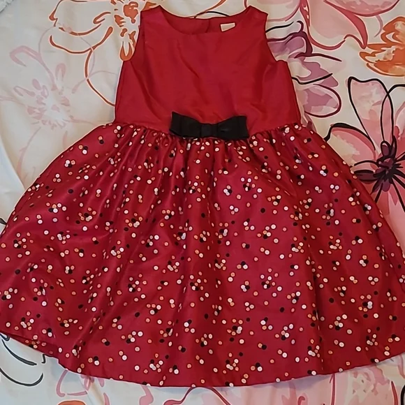 gymboree red holiday dress Blue Floral Smocked Rollins Maxi Dress main image 1